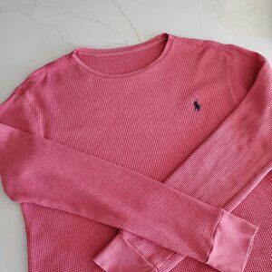 Polo Ralph Lauren Men's Long Sleeve Waffle Crew, Size S